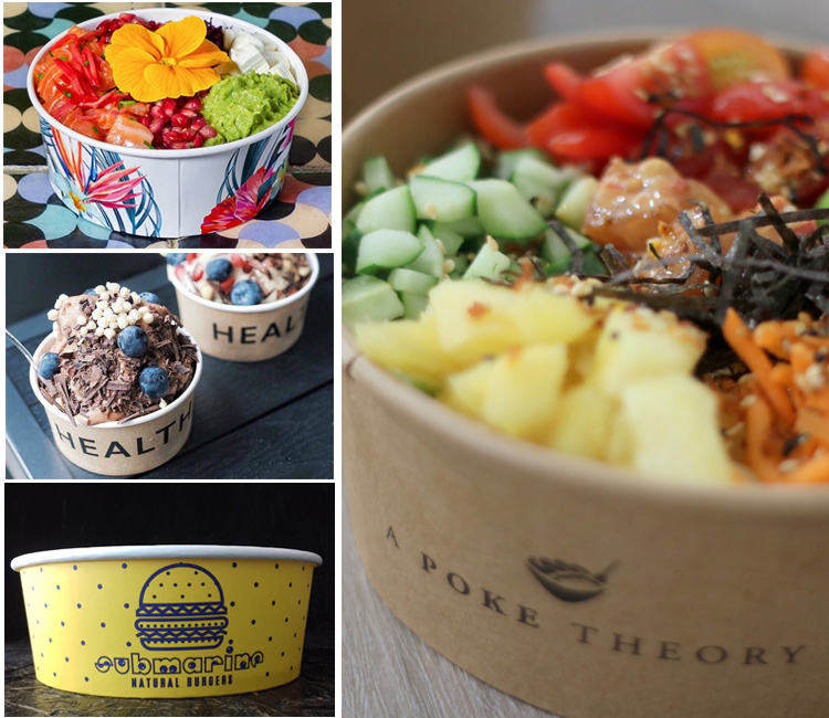 Quem é a qualidade Kraft Paper Bowls e Brown Paper Food Recker Factory da China?