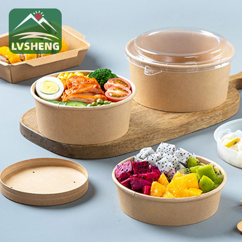 Utensílios de mesa de embalagem de alimentos biodegradáveis