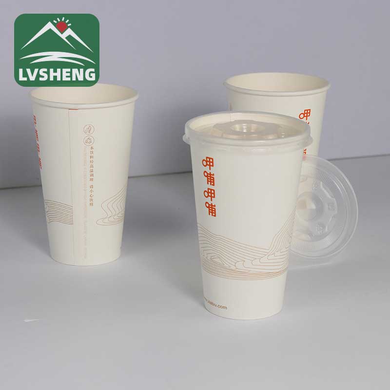 Copo de papel biodegradável